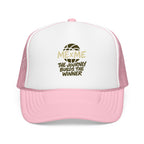 The Journey Builds The Winner Foam Trucker Hat