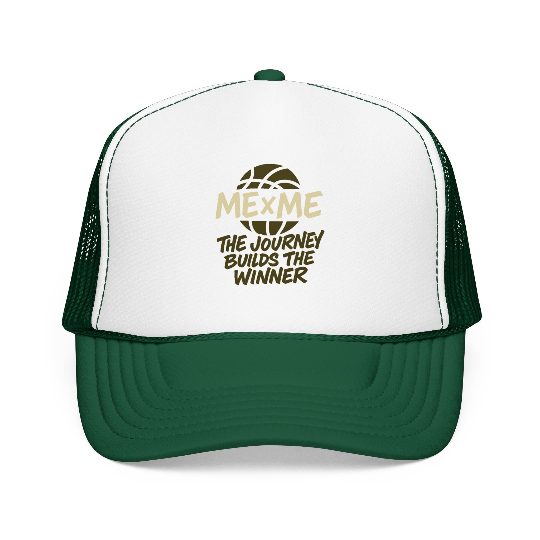 The Journey Builds The Winner Foam Trucker Hat