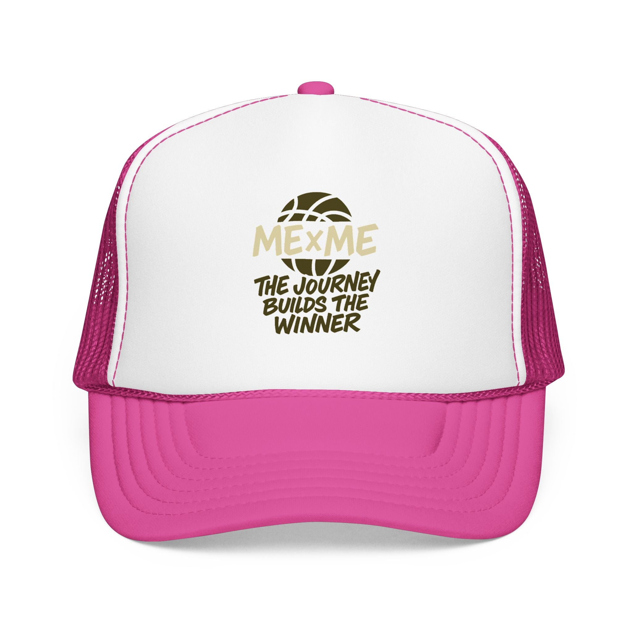 The Journey Builds The Winner Foam Trucker Hat