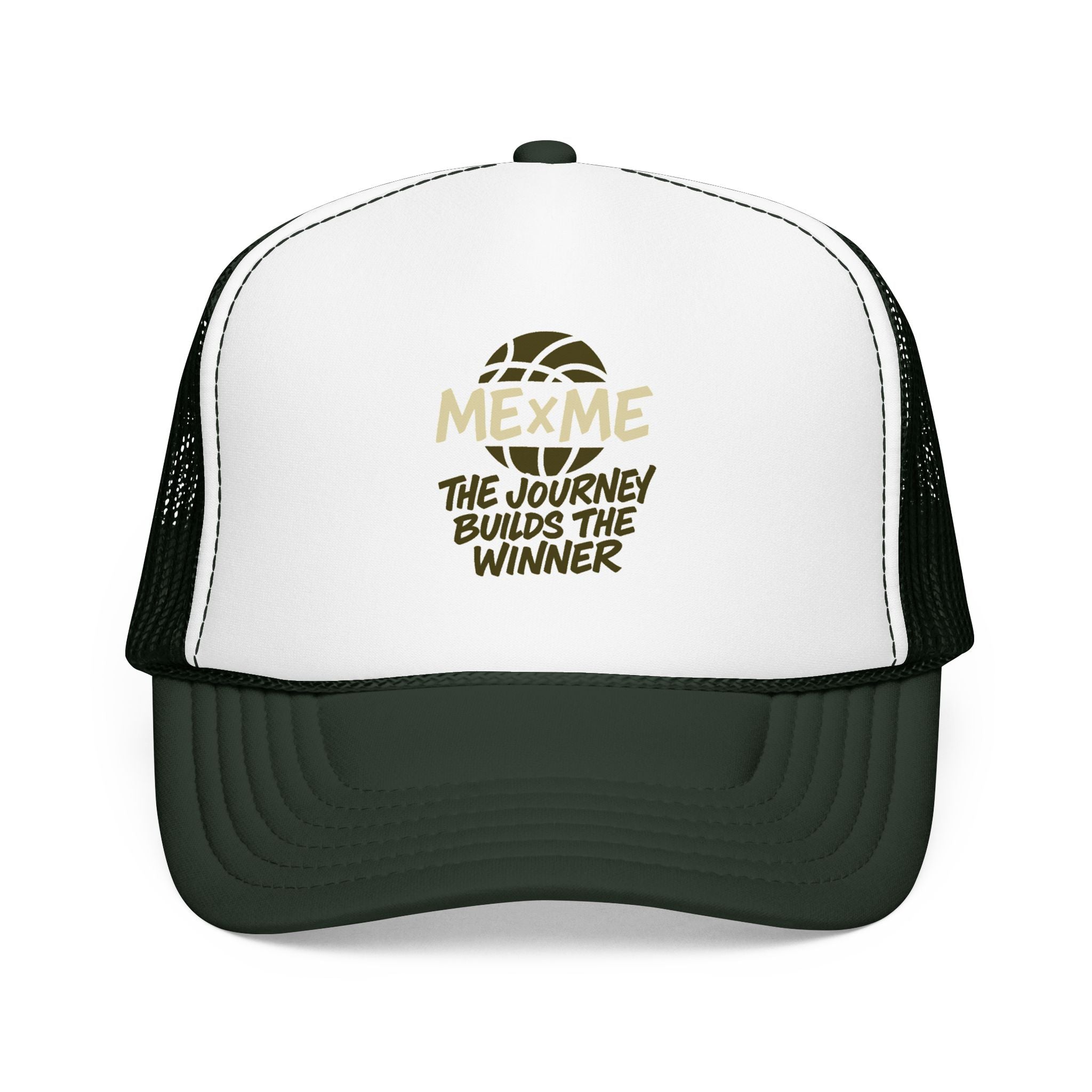 The Journey Builds The Winner Foam Trucker Hat