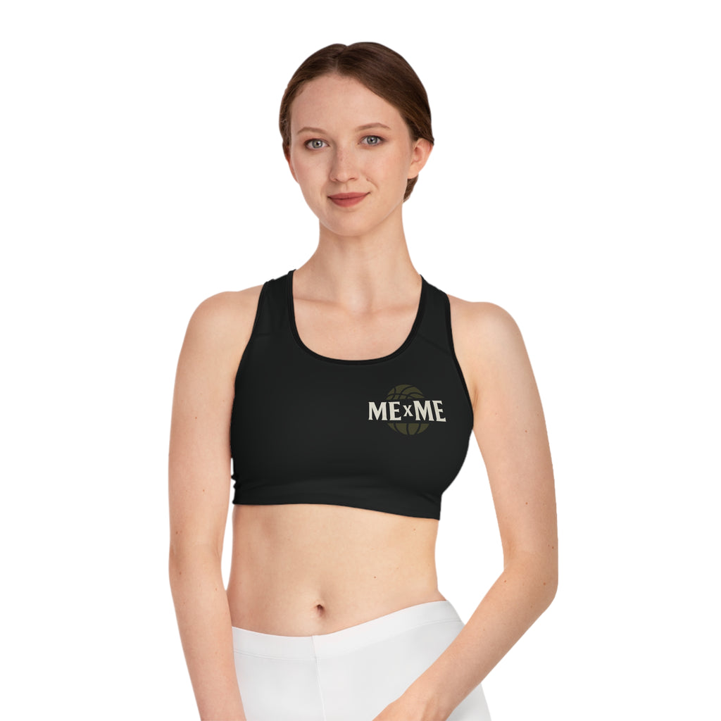 The Journey Builds The Winner Sports Bra